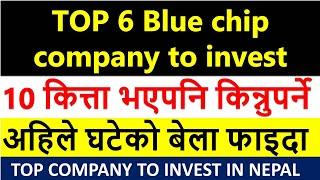 TOP 6 bluechip comany in Nepal to long term investment| best company to invest | Edu Kishan