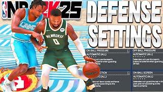 BEST MYTEAM DEFENSIVE SETTINGS IN NBA 2K25 + HOW TO STOP PICK & ROLL & 5 OUT!