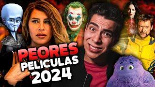 Las 20 PEORES PELÍCULAS del 2024