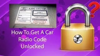 How To Get A Car Radio Code Unlock Fast Using Serial No.