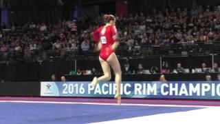 Megan Roberts (CAN) - Floor Exercise - 2016 Pacific Rim Championships Team/AA Final