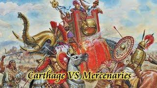 Hail Caesar! Carthage VS Mercenaries - Mercenary War Battle Report