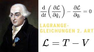 Lagrange-Gleichungen 2. Art - Schiefe Ebene, Lagrangefunktion, Theoretische Mechanik | HowToPhysics