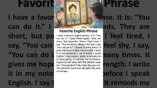 Favorite English Phrase #shorts #english #englishmerl #englishreading #englishgrammar #education