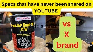 Toyota 75W gear oil spec and very bad results, Tacoma 75w gear oil, Tundra 75w gear oil