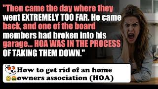 How to get rid of an home owners association (HOA)