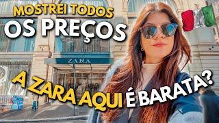 ️ A ZARA É BARATA NA ITALIA? QUANTO CUSTAM AS ROUPAS NA ZARA DA  ITALIA?