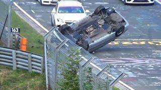 BIG CRASH Rollover BMW E46 Touristenfahrten Nordschleife 09.10.2016