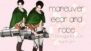 LEVI -How to download "Maneuver gear and robe" - Sims 3