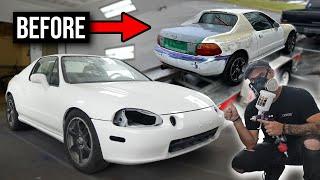 INSANE $300 Paint Transformation on my Honda Del Sol!