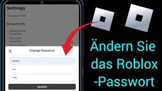 So ändern Sie das Passwort auf Roblox