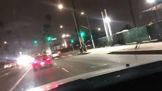 SOUTH CENTRAL LOS ANGELES HOOD AT MIDNIGHT