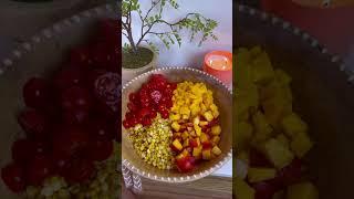 How to Make Peach Corn Mango Salsa (IMPROVE Your Insulin Sensitivity) #shorts