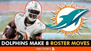 Miami Dolphins Make 8 Roster Moves