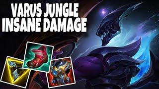 JUNGLE VARUS CARRY TROLLS IN NEW SEASON - Dark Star Varus Gameplay