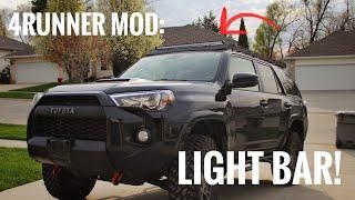 4Runner Mod: Light Bar! (Cali Raised LED on the Prinsu Roof Rack)