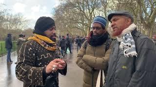 Speakers  Corner Shakara Black Supremacist out his own Mouth