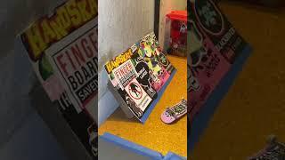 DIY FINGERBOARD SKATEPARK!  #shorts