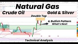 Natural Gas Double Top & Bullish Pattern|What's Next |Gold | Silver | Crude Oil | Technical Analysis