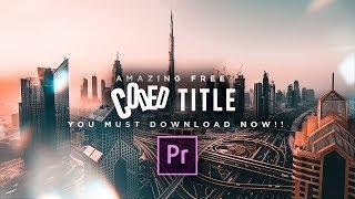 FREE AMAZING Coded Title Preset || Premiere Pro