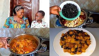 This is How To Cook Nsama//The Local Beans