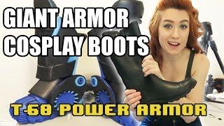 How to Make  Giant Armor Boots for Cosplay [Building T-60 Power Armor]