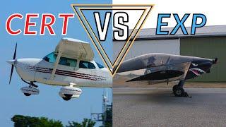 Certified Vs Experimental Aircraft, Watch This Before You Buy