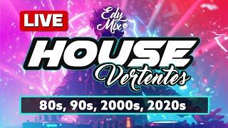 LIVE AO VIVO: HOUSE VERTENTES  90s, 2000s e ATUAIS | No COMANDO das MIXAGENS DJ Edy Mix.