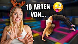 10 ARTEN VON TRAMPOLINHALLEN - BESUCHERN mit DIMA!‍️ - DAILY VLOG 5