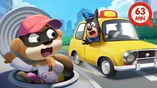 Taxi Rescue | Police, Firefighter, Engineer | Safety Rules for Kids | Sheriff Labrador