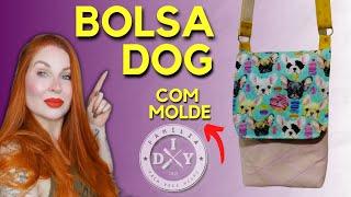 BOLSA CACHORRINHOS COM MOLDE GRÁTIS - AVIMOR - FAMILIA DIY