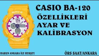 CASIO BA 120-AYAR VE ÖZELLİKLERİ /CASIO BA-120 SETTINGS AND FEATURES