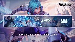 HOW TO MAKE MOBILE LEGENDS BANNER - LING | BANNER MAKING PART▶ 4 + GIVEAWAY