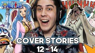 EVEN MORE First Time Reactions to One Piece COVER STORIES (12-14)!