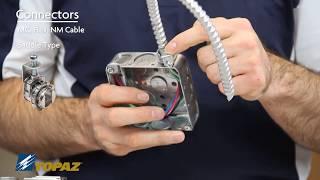 Connectors for MC, Flex, and NM Cable