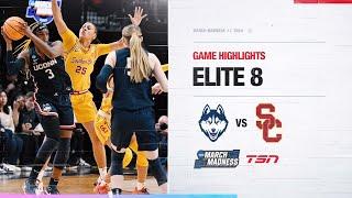 NCAA Women's March Madness Highlights: (3) UConn vs. (1) USC
