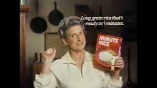 Ann B. Davis for Minute Rice 1980 TV commercial