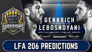 LFA 206 Full Card Breakdown | The Legacy Warriors Podcast #012