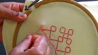 Hand Embroidery | Round Kutch Work Part - 1 |  How To Stitch Sindi Round Kutch Work Design