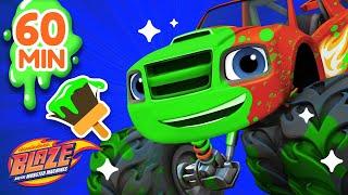 Blaze Makeover Machines Rescues & Adventures! | 1 Hour Compilation | Blaze and the Monster Machines