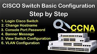 Cisco Switch basic Configuration | Cisco Switch Configuration Step by Step | CCNA level for beginner