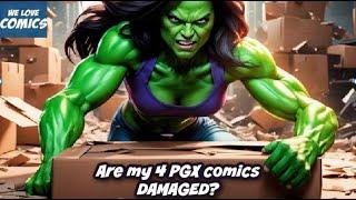 Are my 4 PGX comics damaged? Let's find out...