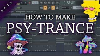 How to make PSY-TRANCE like KOVA, VINI VICI, BLiSS,..in FLstudio | FREE FLP