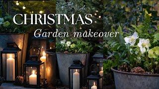 CHRISTMAS GARDEN MAKEOVER  Plant Winter Pots With Me For the Holidays !