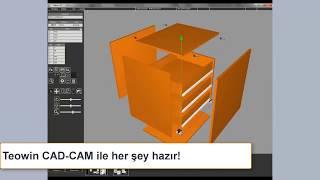 TeoWin 3D CAD-CAM Mobilya Tasarım ve Üretim Programı - Pera 3D