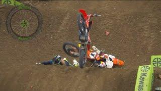"Uppercut from the handlebars!" | Motocross Crashes