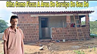 Olha Como Ficou A Área De Serviço Da Famílias De Seu Dé Pai Dos Gêmeos