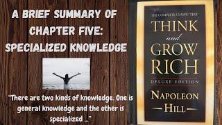 Think and Grow Rich Chapter 5 Summary | Specialized Knowledge