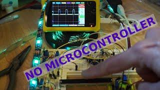 PWM Rainbow LED colours using only Operational Amplifiers