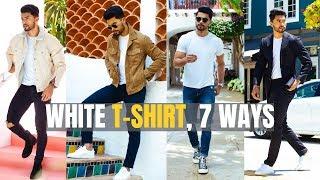 7 Fresh Ways To Wear A White T-Shirt